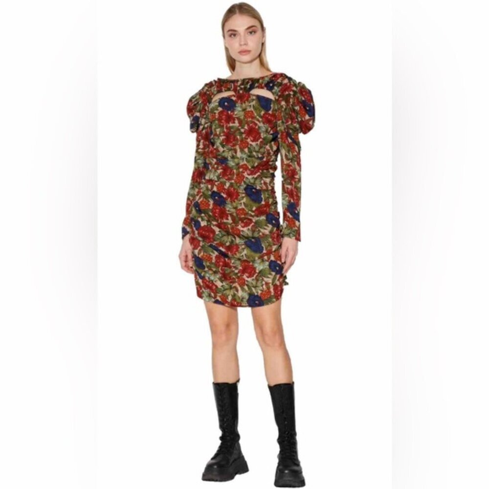 NWT WALTER BAKER Made in India 🇮🇳 Royal Garden Shift Verlee Mini Dress Sz 10‎